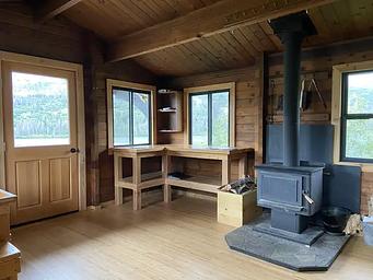 JUNEAU LAKE CABIN interior