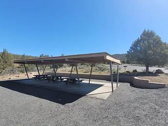 Group sites have four parking spaces and additional shared parking 