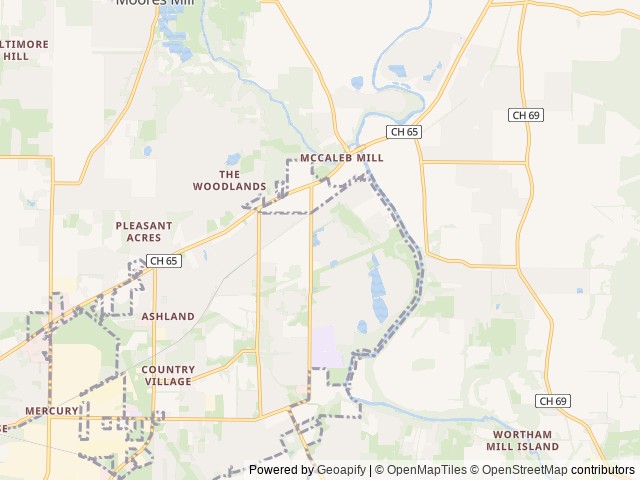 Map for Jeremy's 2023 Palomino Puma near Huntsville, TN