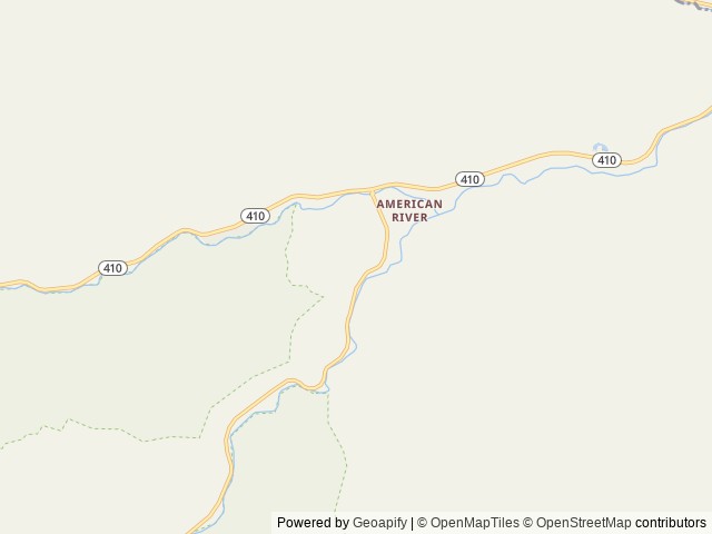 Map of American Ridge Lodge location at Naches, WA, United States