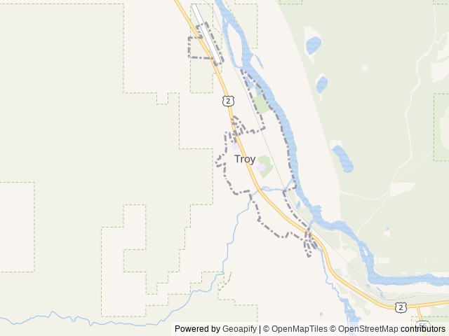 Map for 2022 Coleman Lantern LT 17B near Troy, WA