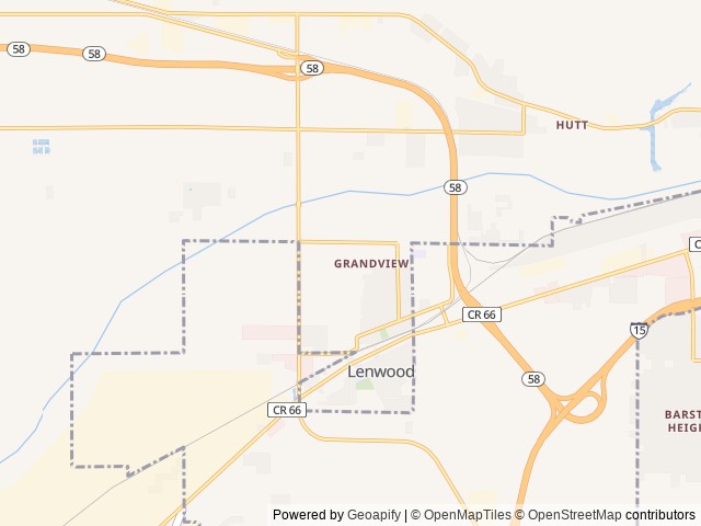 Map for 2020 Forest River RV EVO T1850 near Barstow, CA