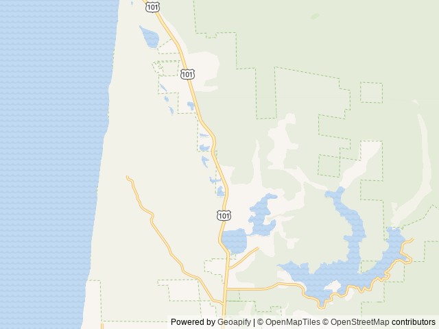 Map of Alder Dune location at Florence, OR, United States