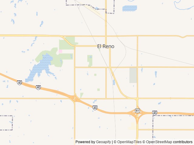 Map for 2022 Keystone RV Sprinter 35BH near El Reno, OK