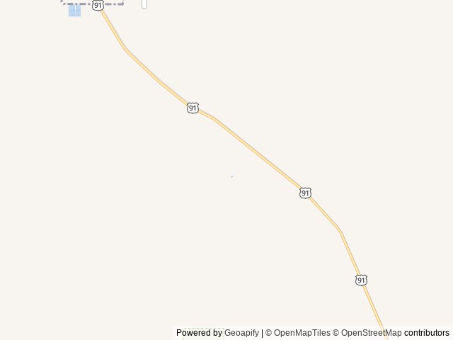 Map of Downata Hot Springs location at Downey, ID, United States
