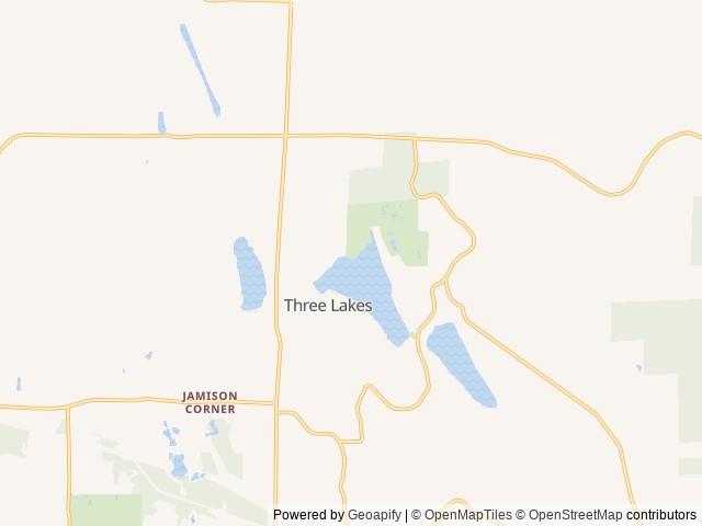 Map of Flowing Lake County Park and Campground location at Snohomish, WA, United States