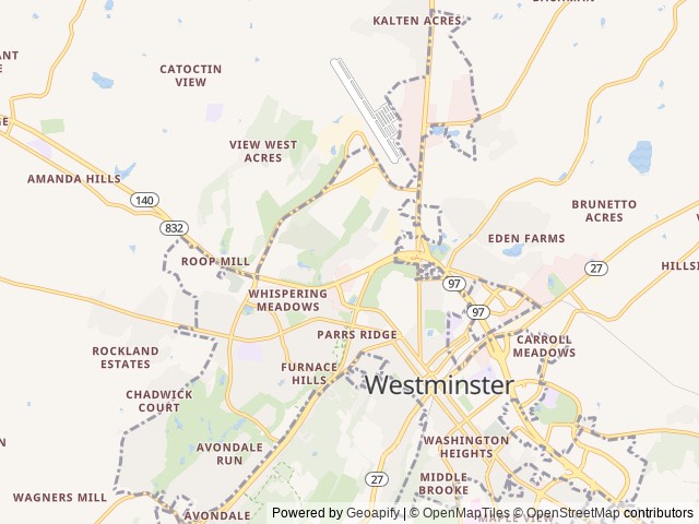 Map for 2018 Jayco Redhawk 25R near Westminster, VA