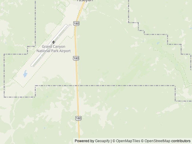 Map of Tusayan - Montane location at Grand Canyon, AZ, United States