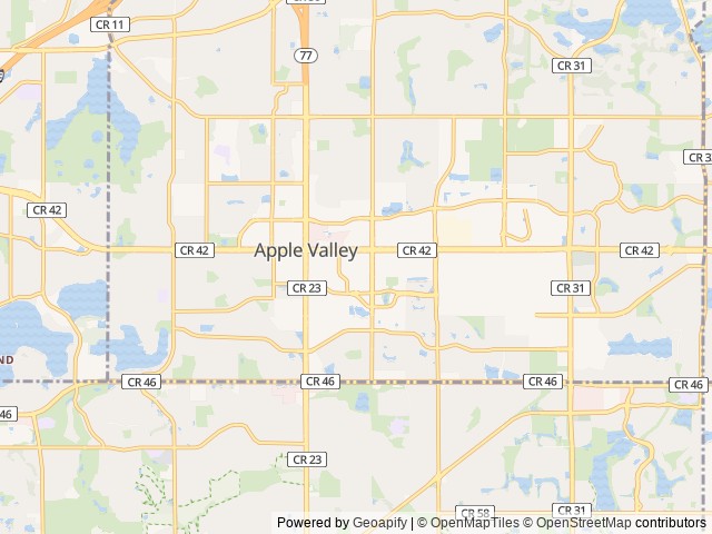 Map for Big Bertha! near Apple Valley, MN