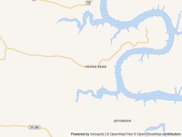 Map of Five Meadows Farms by Your Glamping Adventure location at Smithville, TN, United States