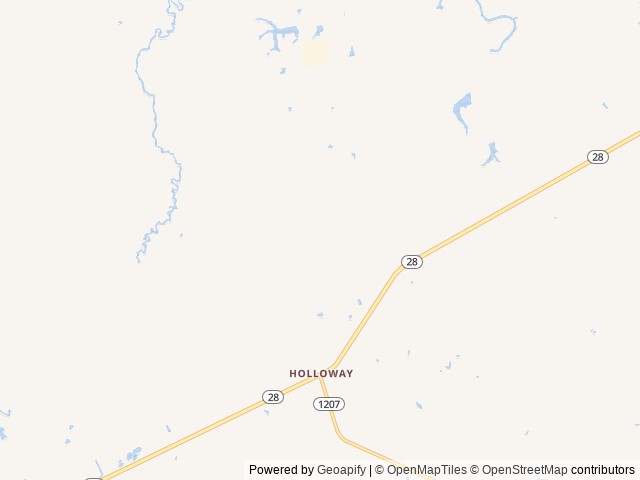 Map for Happy Camper HQ near Deville, LA