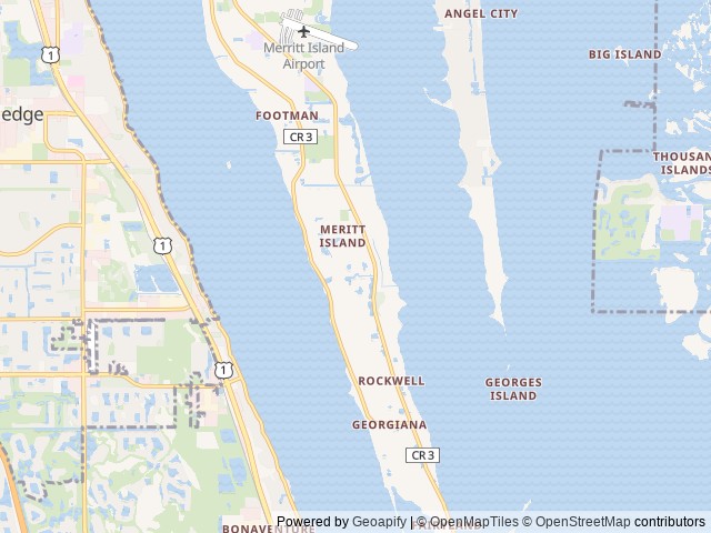 Map for 2021 East to West Silverlake King Bed & Bunks near Merritt Island, FL