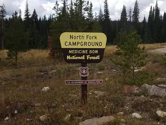 North Fork CG entry