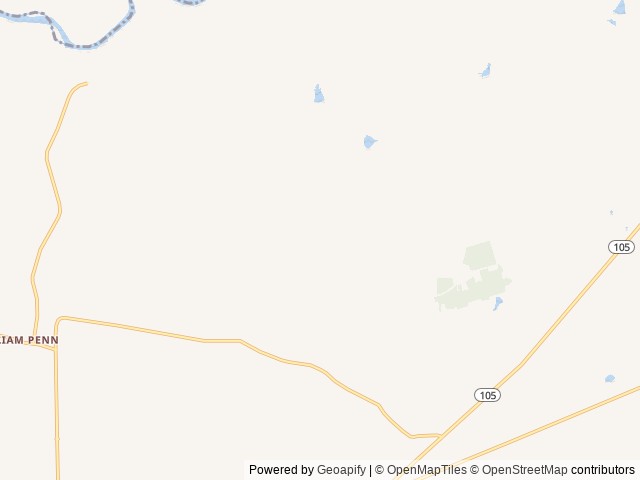 Map of Live Oak Resort location at Somerville, TX, United States