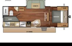 2018 Starcraft Launch Outfitter 24ODK