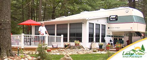 Seasonal Residents enjoy special Lake George Camping Rates