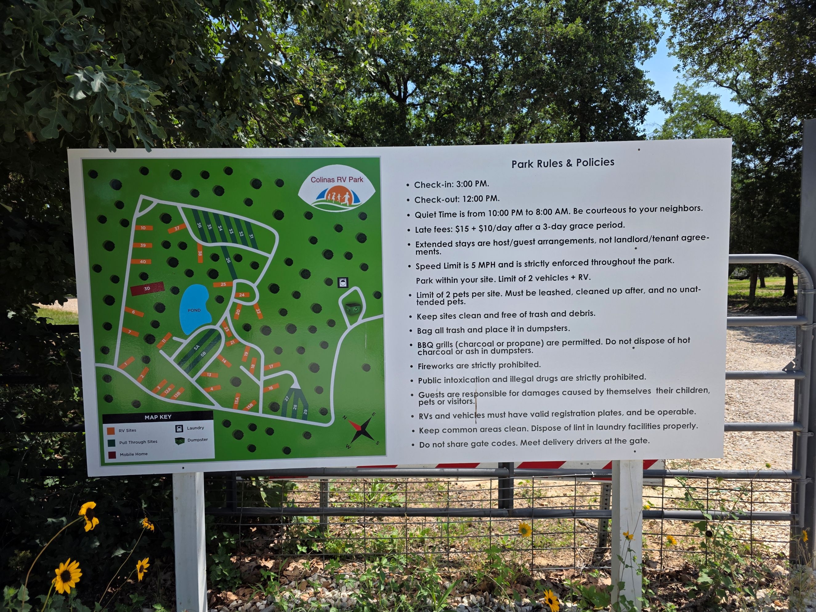 Colinas RV Park, Colinas, Texas