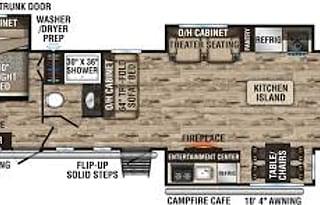 2020 Venture 333VFK Front Kitchen w/ Ent. Package
