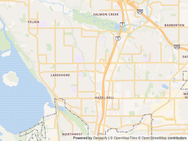 Map for 2014 Heartland Wilderness 2650BH near Vancouver, WA