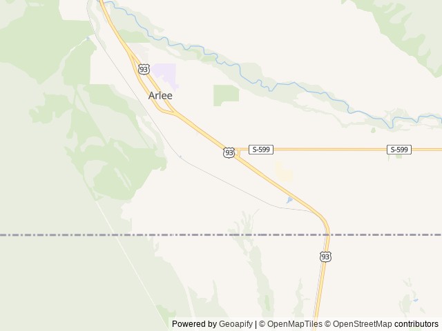 Map for 2012 Palomino Puma Bunkhouse near Arlee, MT