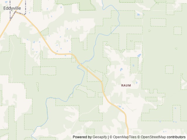 Map of Willowbrook Cabins location at Herod, IL, United States