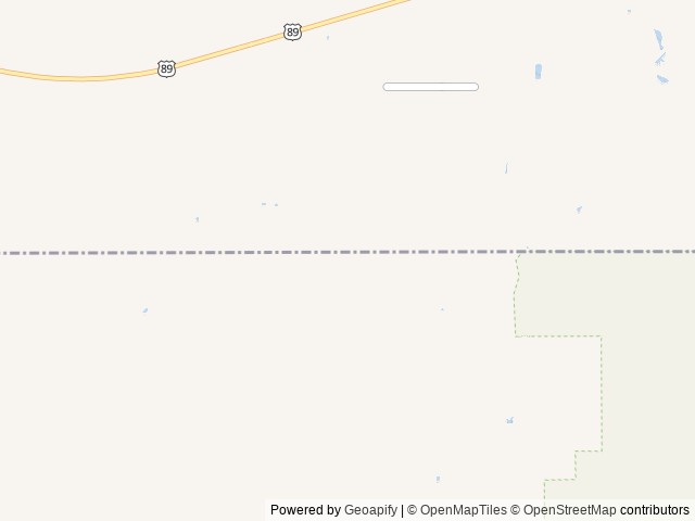 Map of Basecamp 37 location at Kanab, UT, United States