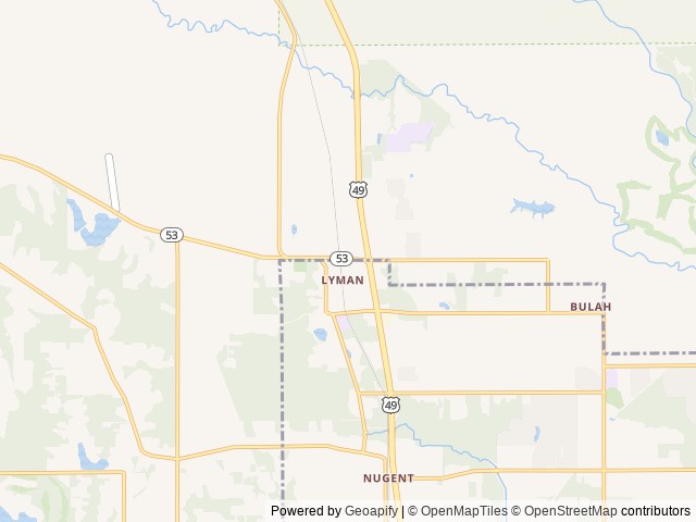 Map of Gulfport KOA Holiday location at Gulfport, MS, United States