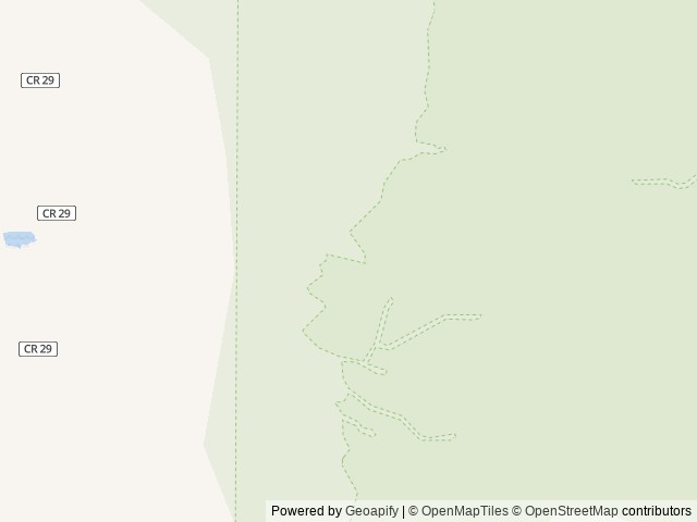 Map of Bird Creek Campground location at Ely, NV, United States