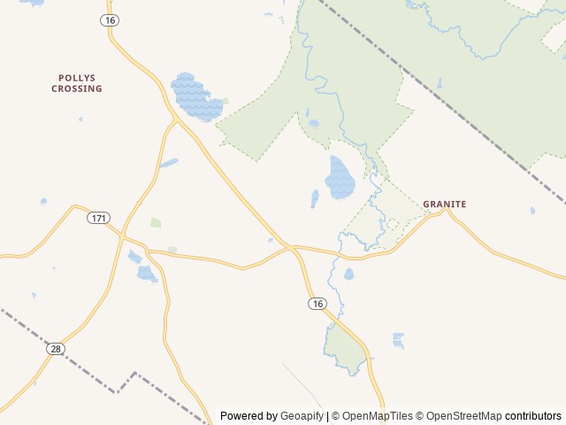 Map of Beaver Hollow Campground & RV Park location at Ossipee, NH, United States
