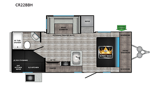 2022 CrossRoads RV Cruiser Aire CR22BBH