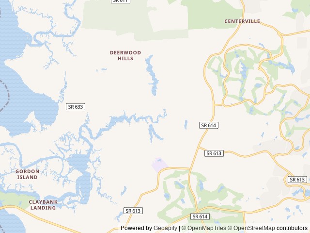 Map for 2018 Dutchmen RV Coleman Lantern Series 263BH near Williamsburg, VA