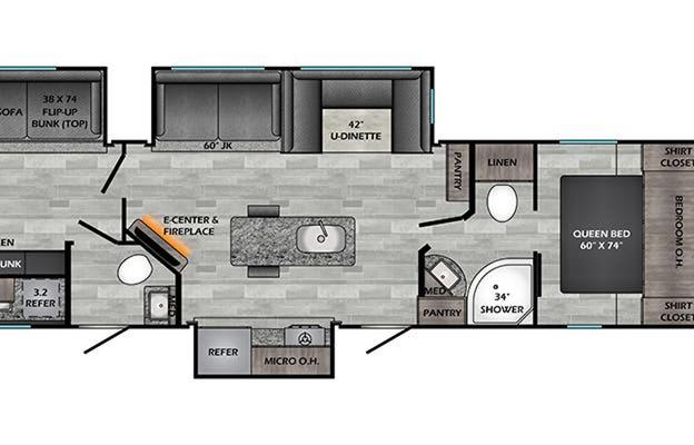 2021 CrossRoads RV Zinger with 1.5 Bath