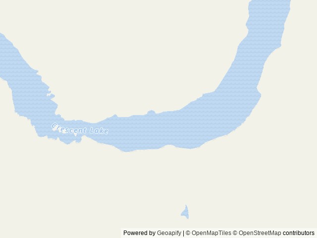 Map of Crescent Saddle Cabin location at Seward, AK, United States