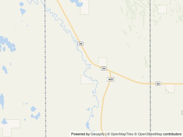 Map of Jack Pine Lodge and Campground location at Manistique, MI, United States