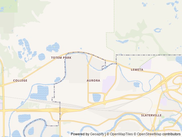 Map of Tanana Valley Campground & RV Park location at Fairbanks, AK, United States