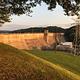 DALE HOLLOW DAMSITE-View of Dam in the evening