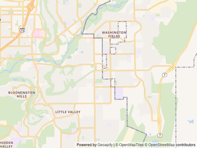 Map for SUV-Towable Family Camper | Delivery Available near St. George, UT