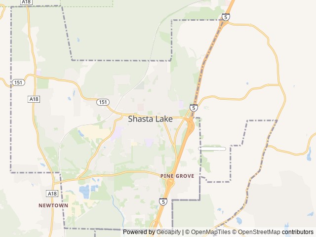 Map for 2018 Keystone RV Springdale 260TBWE near Shasta Lake, CA