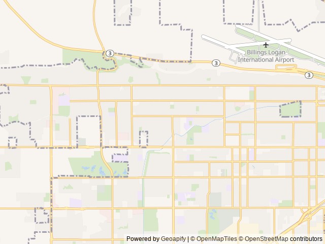 Map for Open and Spacious 5th Wheel near Billings, MT