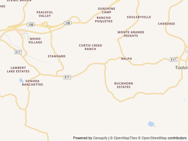 Map for 2013 Leisure Travel Free Spirit Free Spirit SS near Sonora, CA