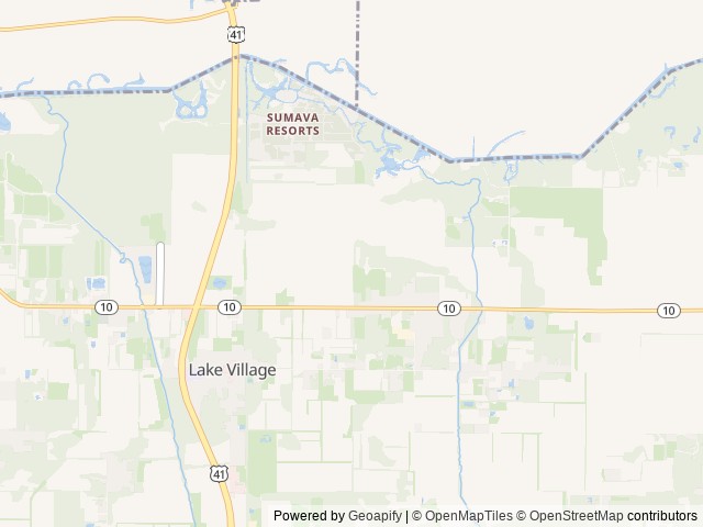 Map for 2024 Forest River RV Campsite Reserve 20AK near Lake Village, IL