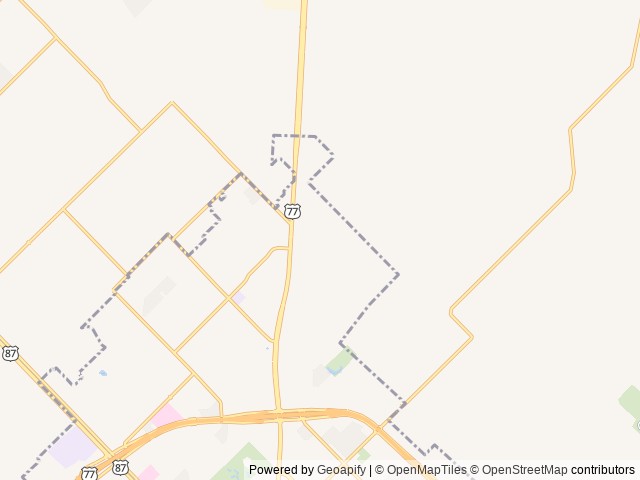 Map of RV Park of Victoria location at Port O'connor, TX, United States