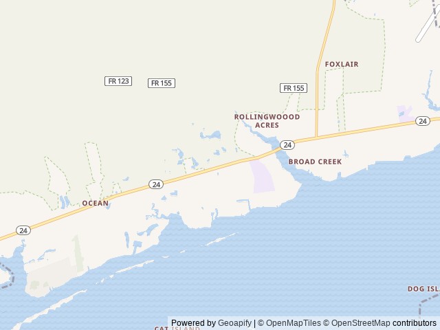 Map for Coastal Camping !  Easy to tow!  Sleeps 5-6/Bunks! near Newport, NC