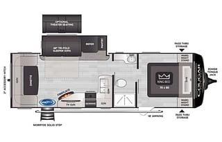 Travel Trailer with King Bed, StarLink & Generator