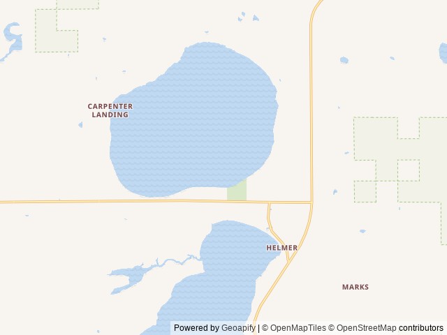 Map of Luce County Campground location at Mc Millan, MI, United States