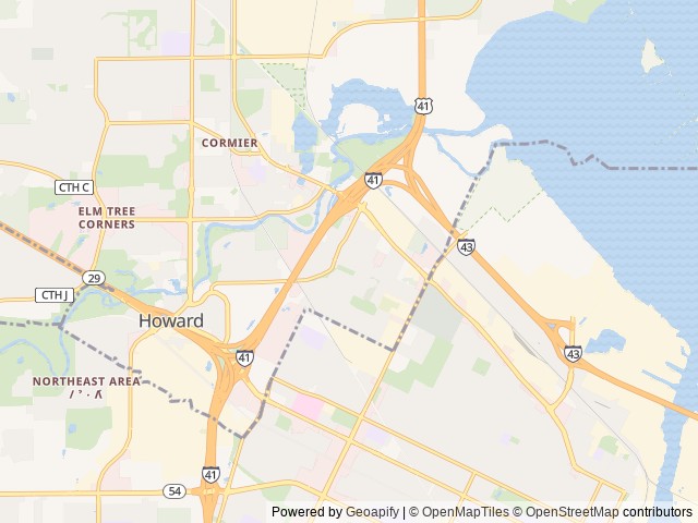 Map for 2021 Winnebago Minnie Winnie 2306bhs near Howard, WI