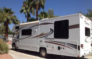 This RV has a very nice layout for a family.