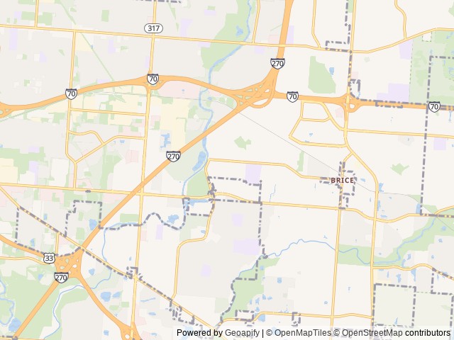 Map for 2005 Forest River RV Wildwood LE WDT27FBSSLE near Columbus, OH