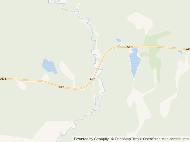 Map of Ranch House RV Camping Top Rated location at Glennallen, AK, United States