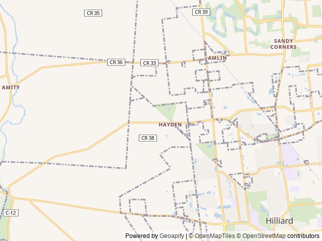 Map for 2023 Jayco Jay Flight near Hilliard, OH